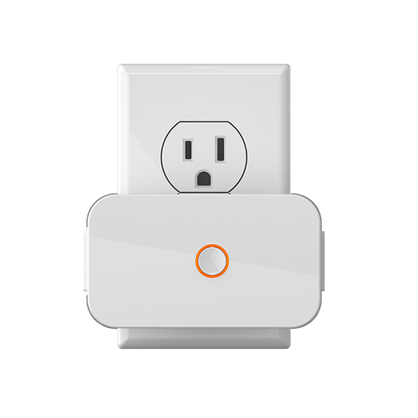 a ZigBee smart plug with built-in energy monitoring, designed for US-standard outlets in smart home and smart building applications