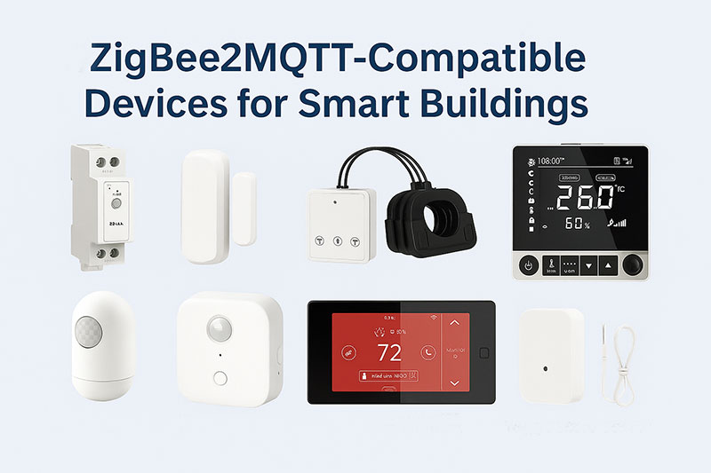 Zigbee2MQTT-compatible device for smart buildings