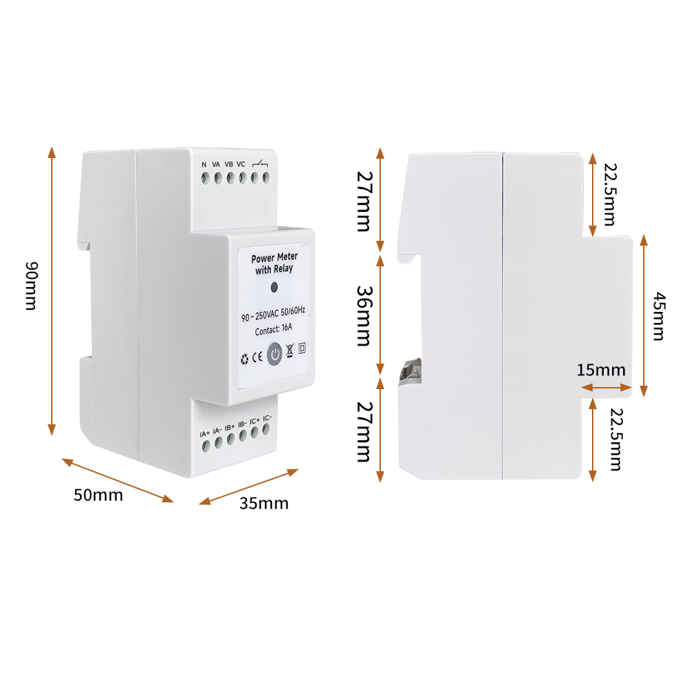 zigbee ток мониторы zigbee ақылды есептегіш көтерме 120A 200A 300A 500A 750A