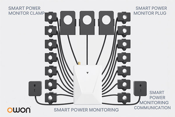 Smart Power Monitoring System with Multi-Circuit CT Clamp Architecture