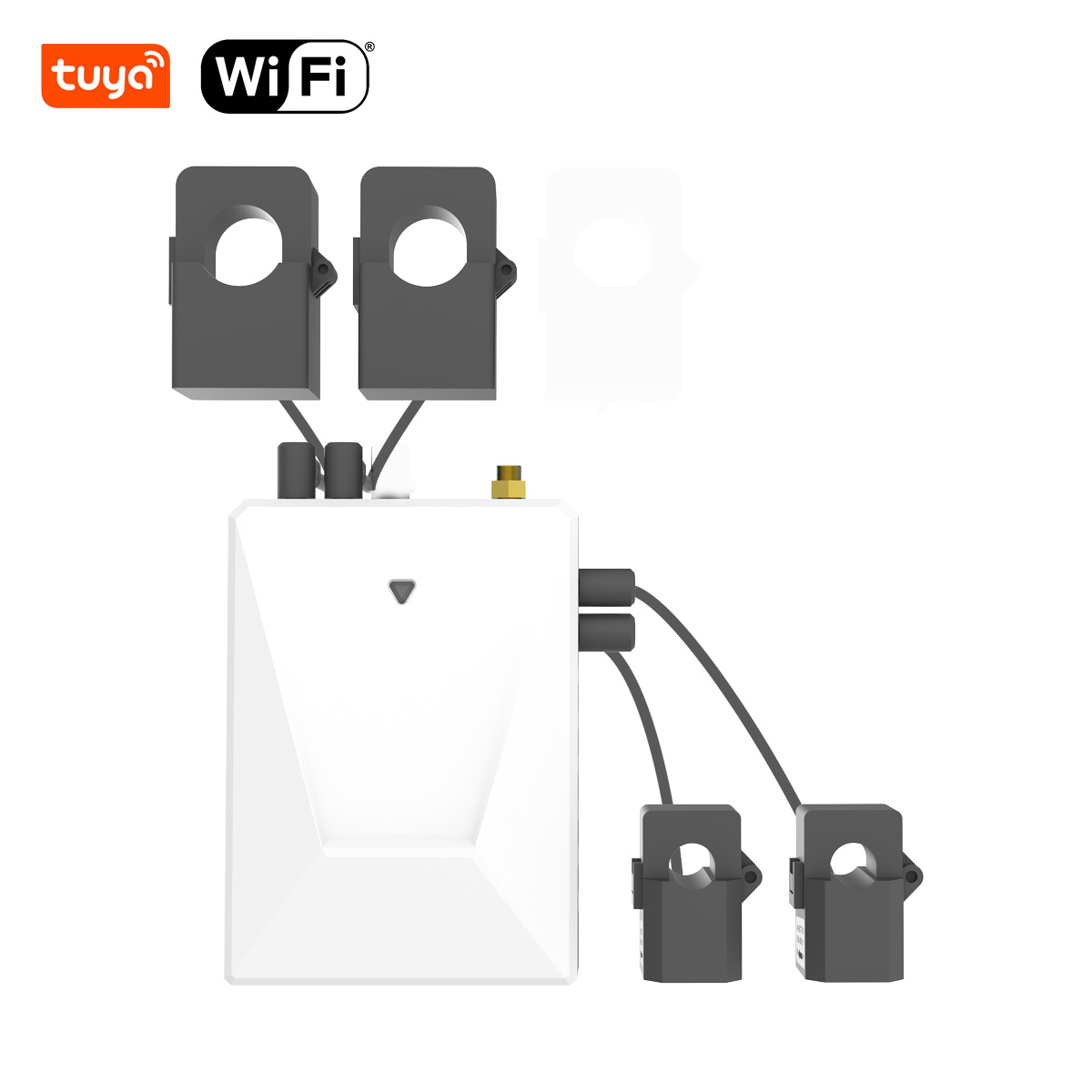 I-WIFI Multi-Circuit Power Meter, isekela i-Split-phase yase-US, ene-2 ​​* 200A Main CT Clamp